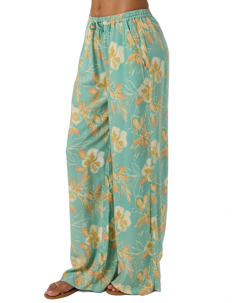 O'Neill Women's Viscose Rosalie Tiki Printed Pants
