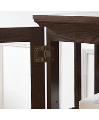 Streamdale Furniture Glass Door Curio Display Cabinet