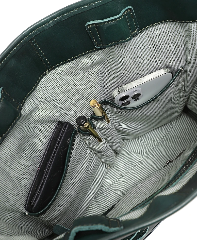 Old Trend Brassia Large Top Handle Tote Handbag