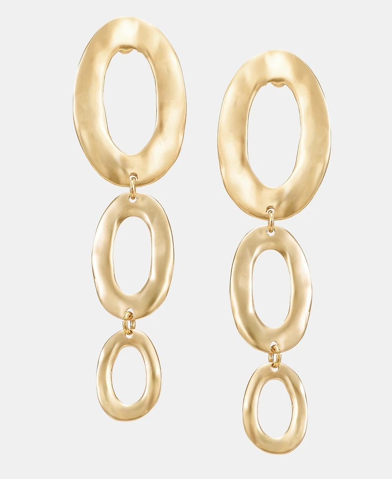 I.n.c. International Concepts Triple Oval Statement Earrings, Macy's Exclusive