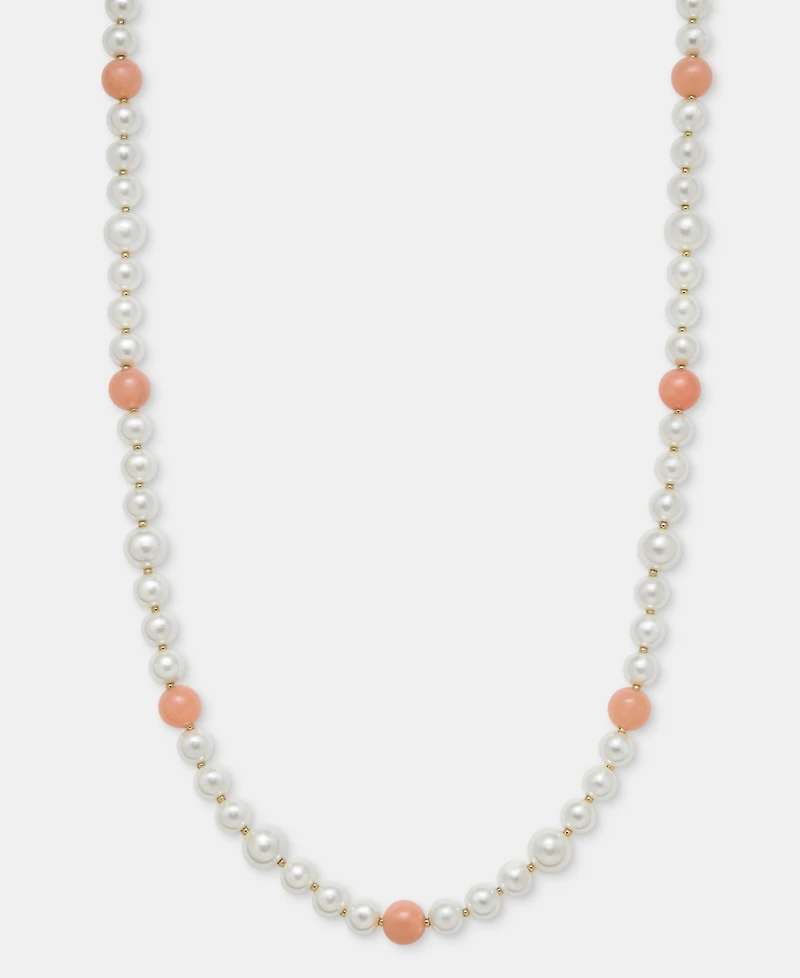 Charter Club Mixed Stone Beaded 44" Necklace, Macy's Exclusive