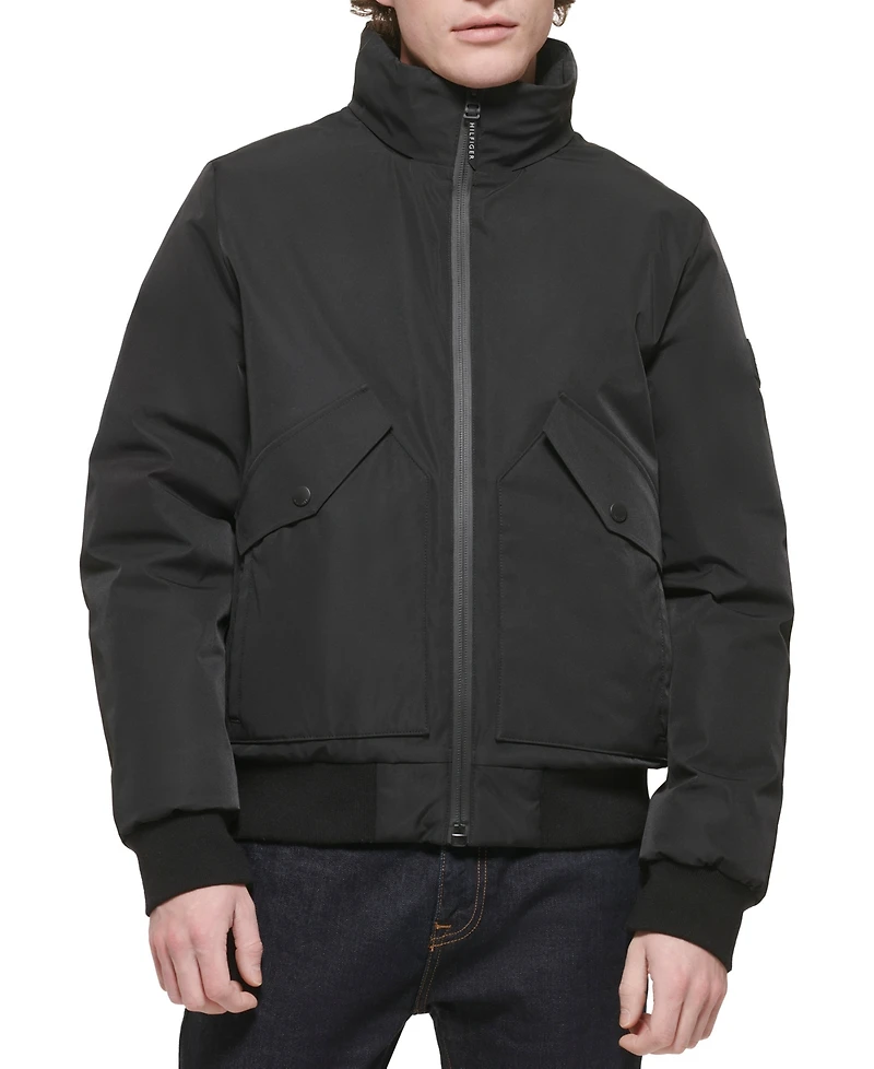 Tommy Hilfiger Men's Flex Performance Zip-Front Bomber Jacket