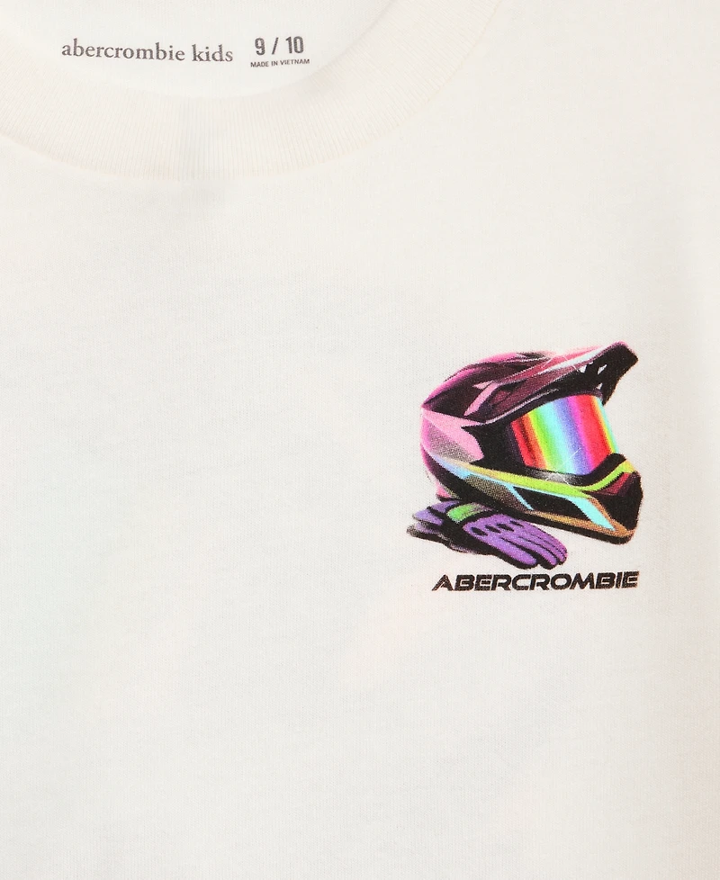 abercrombie kids Boys 8-20 Racing Helmet Tee