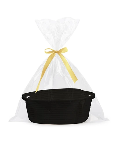 Gnuadz Woven Basket Gift Storage Rope Handles