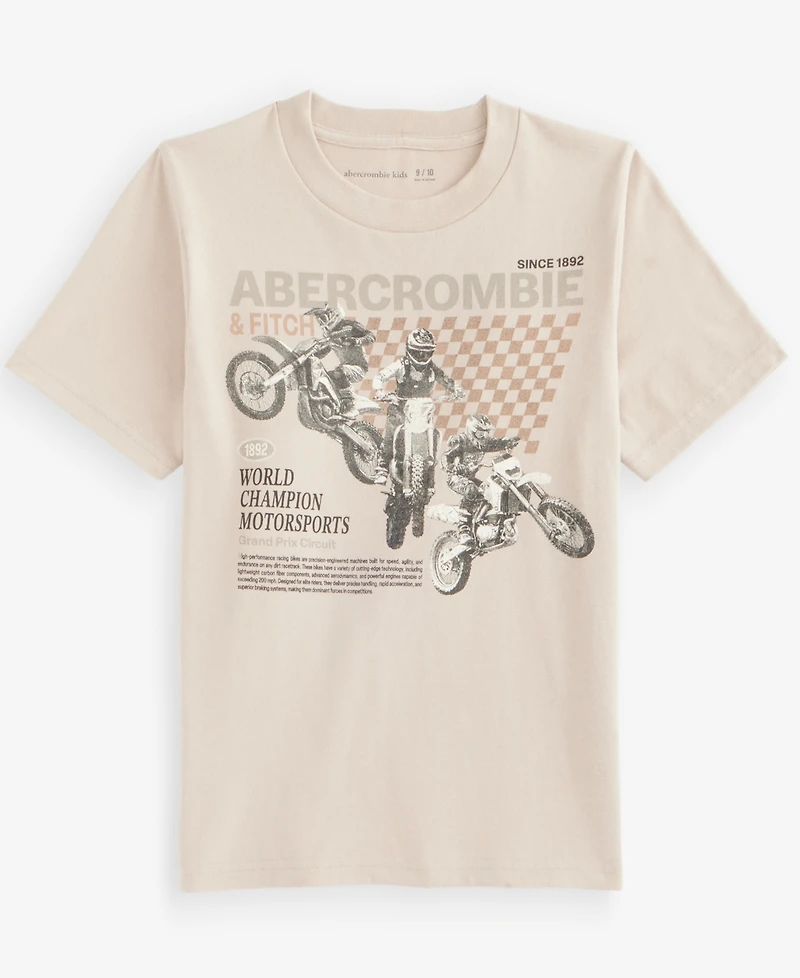 abercrombie kids Boys 8-20 World Champion Bike Tee