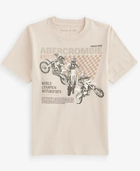 abercrombie kids Boys 8-20 World Champion Bike Tee