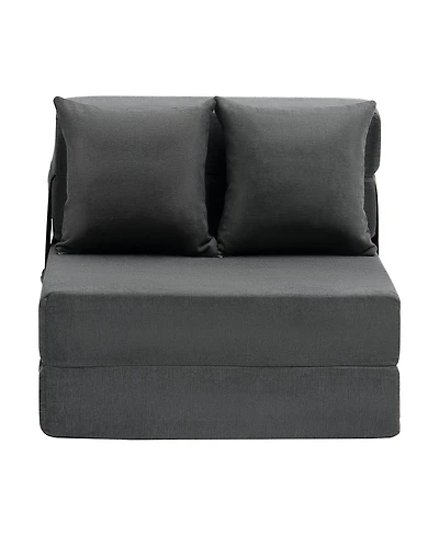 Gouun 3-in-1 Convertible Folding Sofa Bed with 25D Memory Foam and Washable Cover