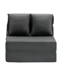 Gouun 3-in-1 Convertible Folding Sofa Bed with 25D Memory Foam and Washable Cover