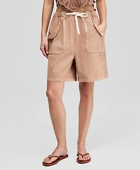 And Now This Women's Cotton Drawstring Bermuda Shorts, Macy's Exclusive