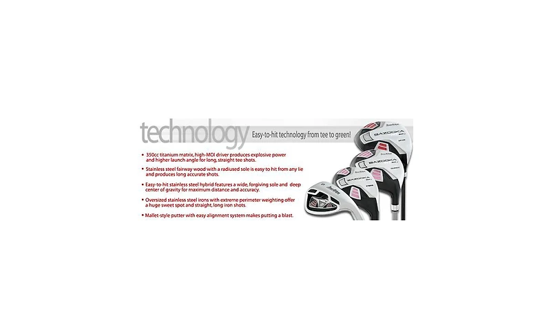 Tour Edge Ht Max-j Junior Red Right Hand Irons