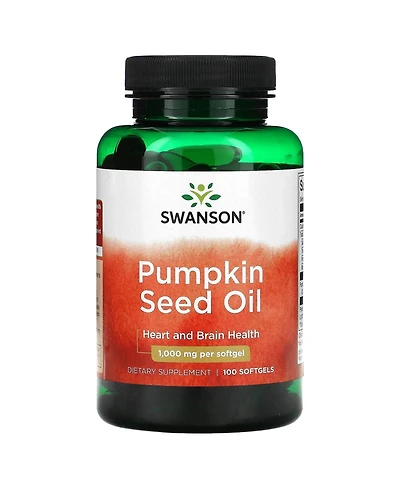 Swanson, Pumpkin Seed Oil, 1,000 mg, 100 Softgels