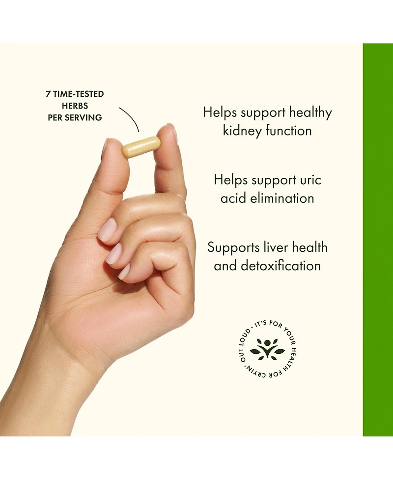 Swanson Uric Acid Cleanse Natural Supplement Promoting Kidney Support Features a Powerful Combination of 7 Herbs (60 Veggie Capsules)
