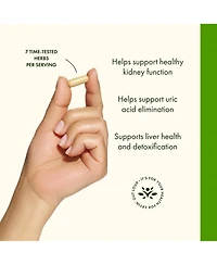 Swanson Uric Acid Cleanse Natural Supplement Promoting Kidney Support Features a Powerful Combination of 7 Herbs (60 Veggie Capsules)