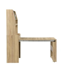 Streamdale Furniture Multifunctional Buffet Hutch with Foldable Dining Table