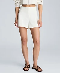 Kenneth Cole Women's Mid-Rise Pull-On Shorts