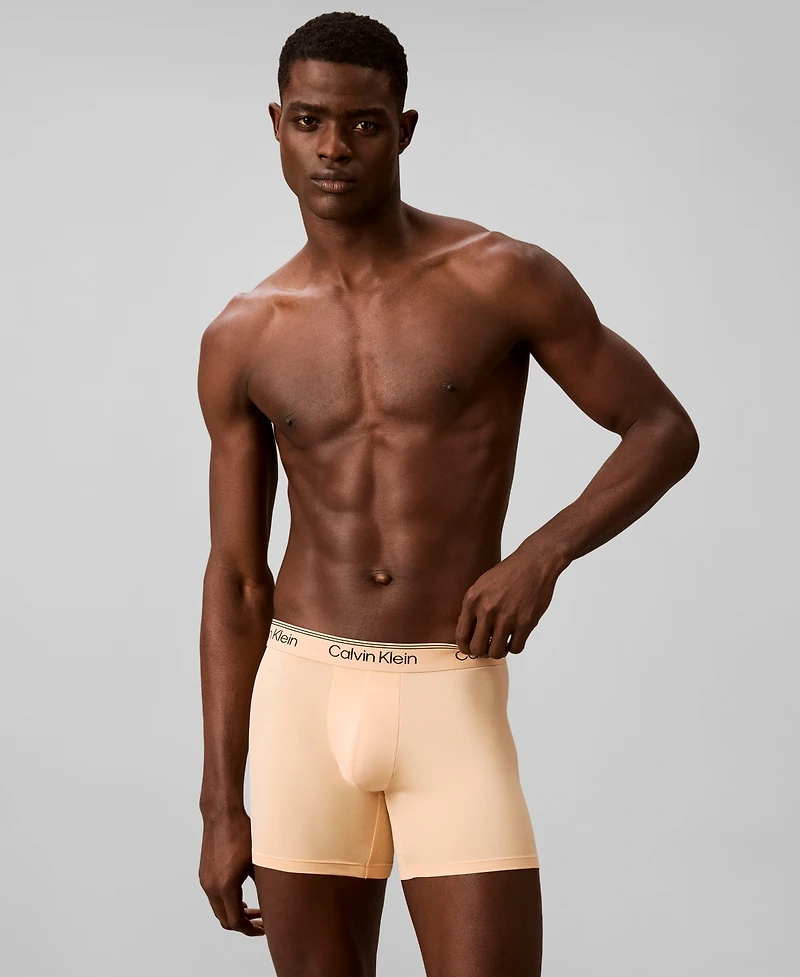 Calvin Klein Men's Microfiber Stretch Boxer Briefs, 4-Pack