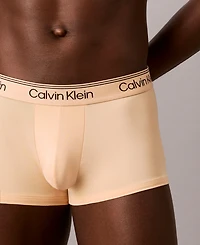 Calvin Klein Men's Microfiber Stretch Low Rise Trunks, 4-Pack