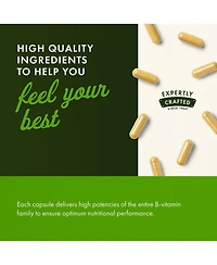 Swanson B50 BComplex HighPotency B Vitamin Complex for Immune, Heart, and Nervous System Support 250 Capsules