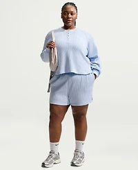 Nike Plus Size Sportswear Chill Waffle Loose Shorts