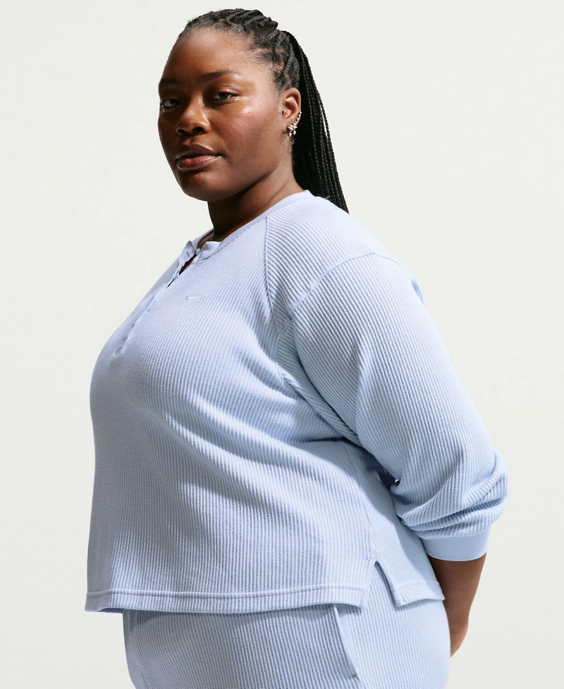 Nike Plus Size Sportswear Chill Waffle Loose Shorts