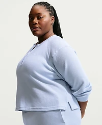 Nike Plus Size Sportswear Chill Waffle Loose Shorts