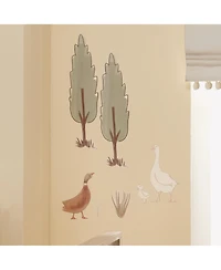 Lambs & Ivy Signature Bunny Hop Woodland Trees/Duck Wall Decals/Stickers