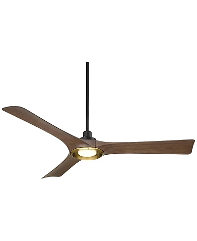 Casa Vieja 56" Ethos Indoor Outdoor Ceiling Fan 3 Blade Led Light Remote control