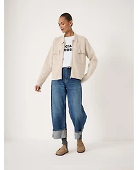 Hush Women's Knitted Zip Front Jacket