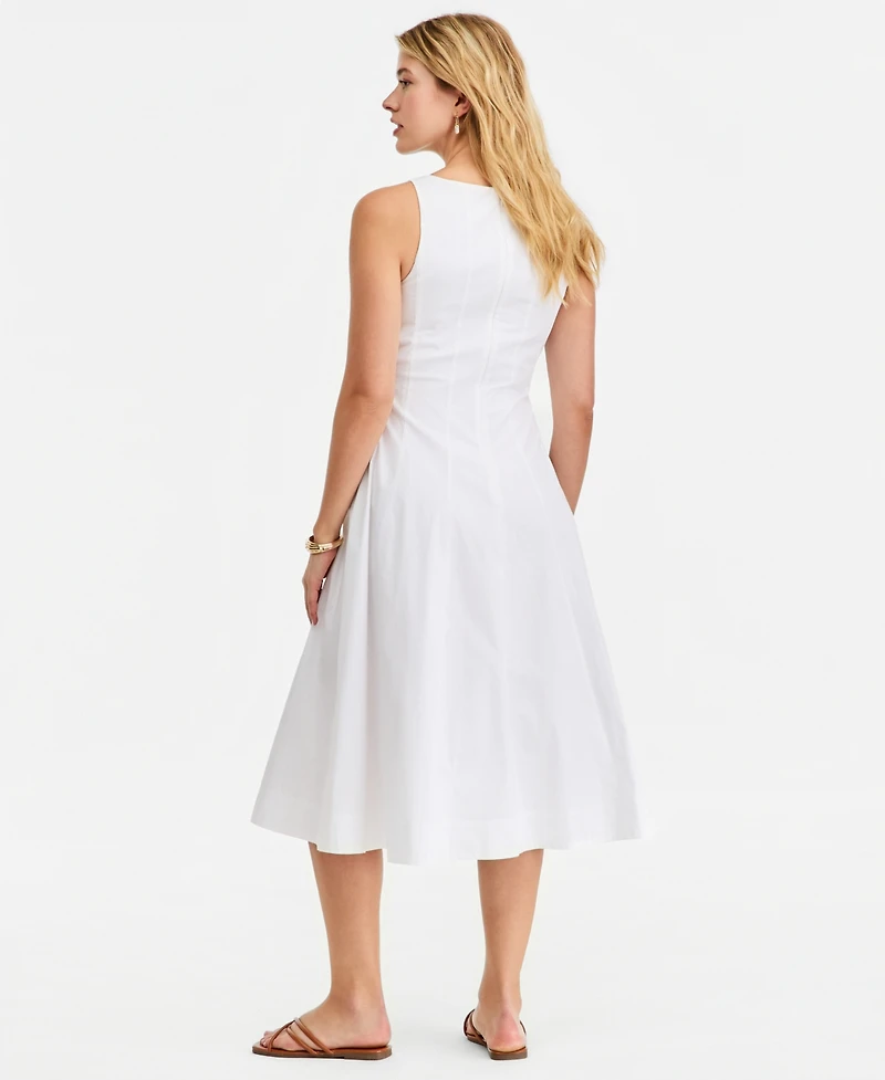 On 34th Women's Seamed Boatneck Midi Dress, Macy's Exclusive