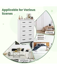 Slickblue Tall 5-Drawer Storage Dresser for Bedroom and Living Area
