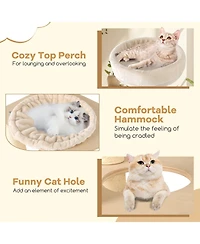 Cozito Cat Tree with 2-Story Condo and Sisal Scratch Posts