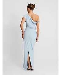 Six Stories Women's Asymmetric Beaded Maxi Dress