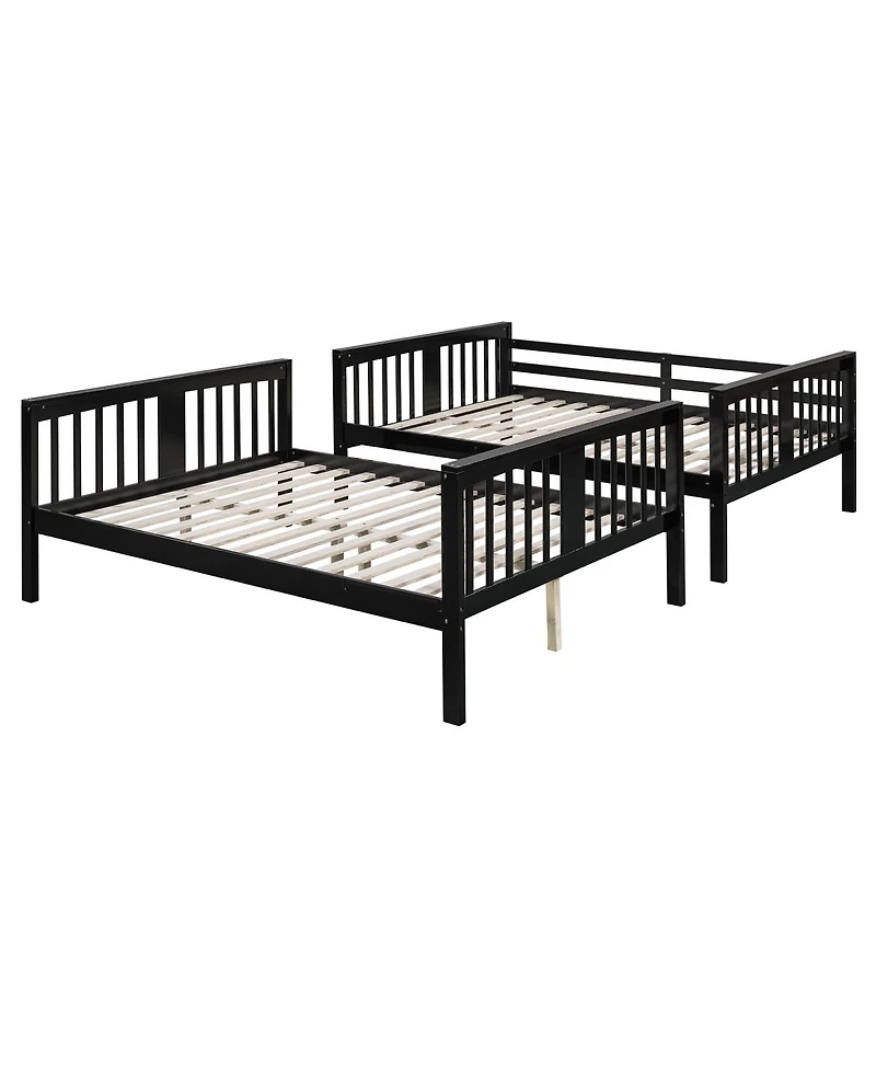 Streamdale Furniture Over Bunk Bed with Ladder - Espresso