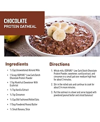 Isopure Low Carb Pure Whey Isolate Protein Powder, Lactose Free, Gluten Free, Vitamins, Dutch Chocolate, 25g Protein Per Serving, 41 Servings
