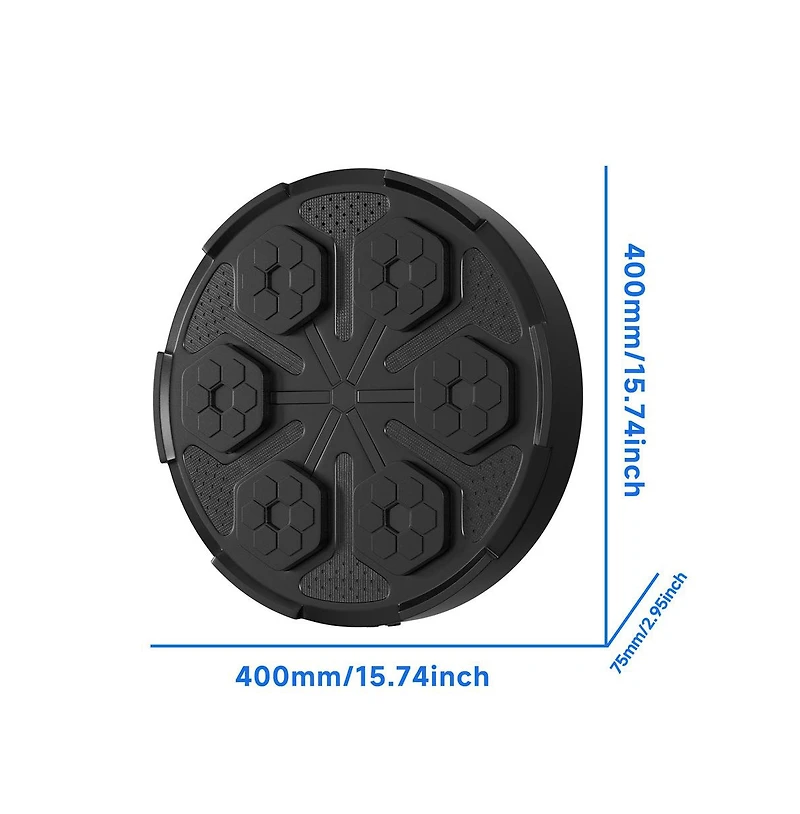 Artudatech Bluetooth Music Boxing Machine with Led, 450lb Impact Resistance for Kids & Adults