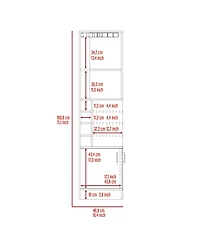 Flynama Bar Cabinet with 2 Cabinets