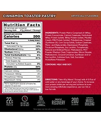 Bsn Syntha-6 Premium Protein Powder, Whey Protein, Micellar Casein, Milk Protein Isolate Blend, 5g Fat, Cinnamon Toaster Pastry, 28 Servings