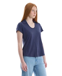 Wilt Women's Clothing Short Sleeve Polo Tee