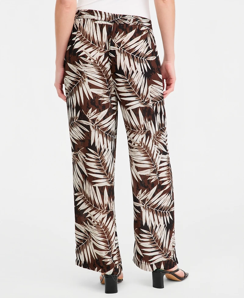 Jones New York Women's Mid Rise Wide Leg Pants