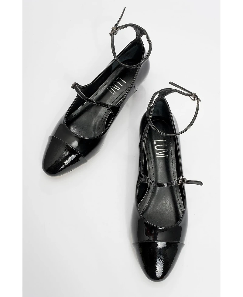 Prologue Shoes women's Uster Low Heel Mary Jane Pump