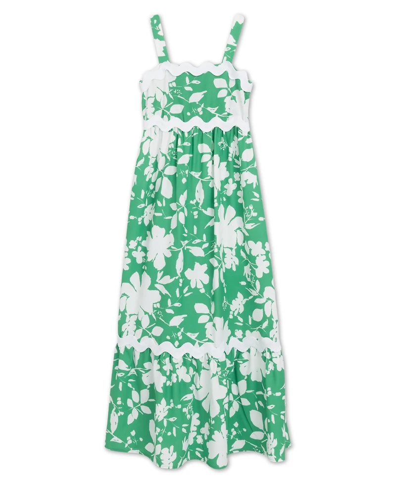 Speechless Girls' 7-14 Maxi Square Neck Dress