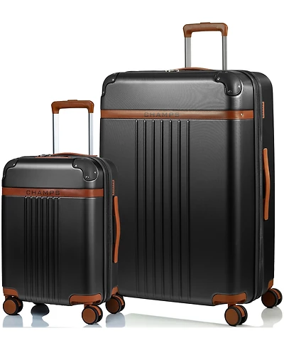 Champs 2-Pc. Vintage Hardside Luggage Set