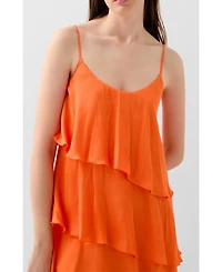 Scalpers Women's Slip Ruffle Dress