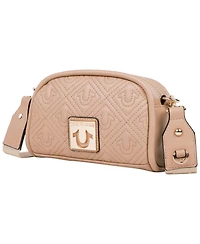 True Religion Metal Plaque Quilted Crossbody