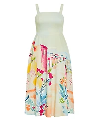 City Chic Women's Sorrento Print Maxi Dress