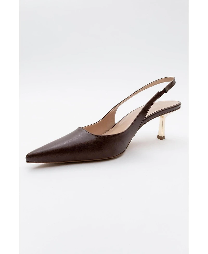 Prologue Shoe Women's Marten Slingback Pointed Toe Pump