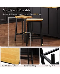 Flynama Kitchen Island with Bar Stools " with 3 Cabinets, 2 Drawers, 1 Shelf with Casters Finish