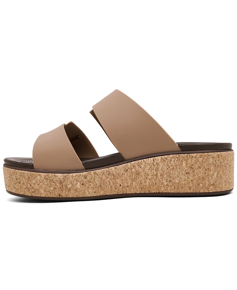 Crocs Women's Brooklyn Cork Buckle Sandals from Finish Line