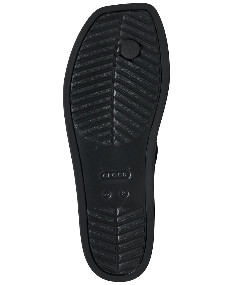 Crocs Women's Miami Studded Toe Loop Sandals from Finish Line