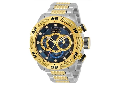 Invicta Men's 34160 Speedway Quartz Multifunction Blue, Gold Dial Watch